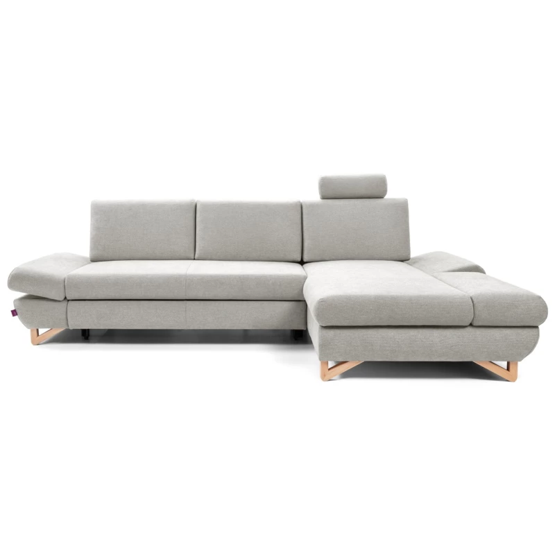 Rozkládací rohová sedačka GULEPA 1 - popelavá, pravý roh