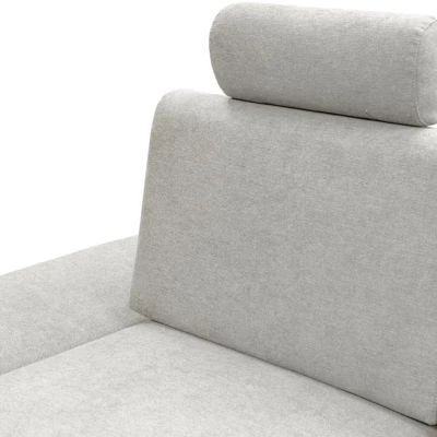 Rozkládací rohová sedačka GULEPA 1 - popelavá, pravý roh