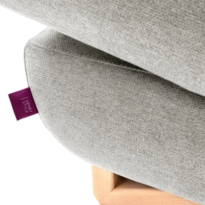 Rozkládací rohová sedačka GULEPA 1 - popelavá, pravý roh