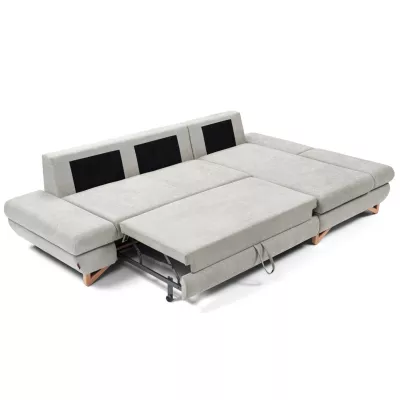 Rozkládací rohová sedačka GULEPA 1 - popelavá, pravý roh