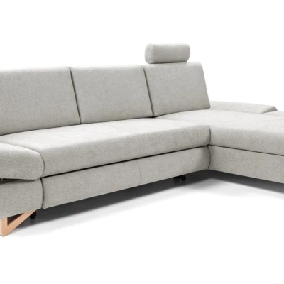 Rozkládací rohová sedačka GULEPA 1 - popelavá, pravý roh