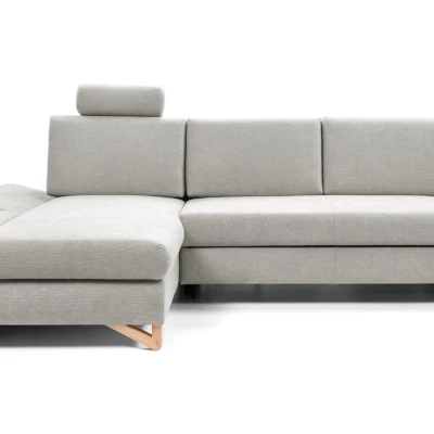 Rozkládací rohová sedačka GULEPA 1 - popelavá, levý roh