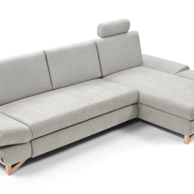 Rozkládací rohová sedačka GULEPA 1 - popelavá, pravý roh