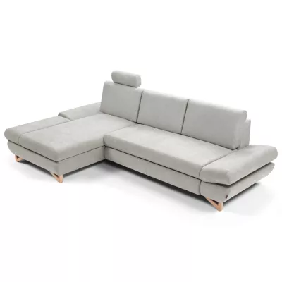 Rozkládací rohová sedačka GULEPA 1 - popelavá, levý roh