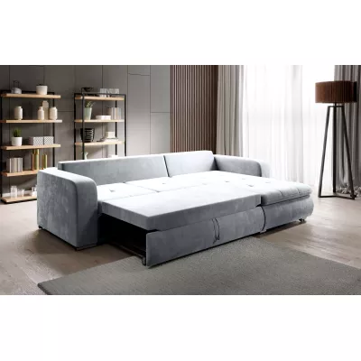 Rohová sedací souprava DAFNI MINI - šedá, levý roh