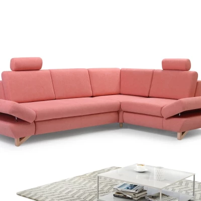 Rohová moderní sedačka GULEPA 2 - meruňková, pravý roh