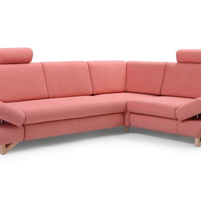 Rohová moderní sedačka GULEPA 2 - meruňková, pravý roh