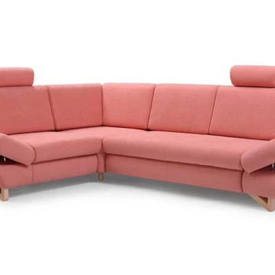 Rohová moderní sedačka GULEPA 2 - meruňková, levý roh