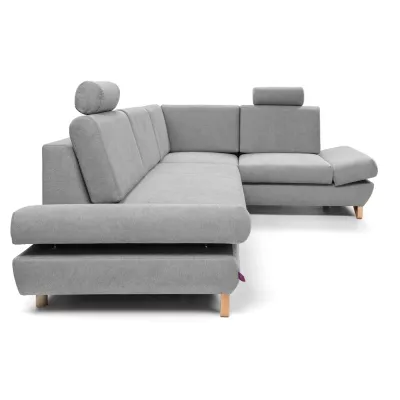 Rohová moderní sedačka GULEPA 2 - šedá, pravý roh