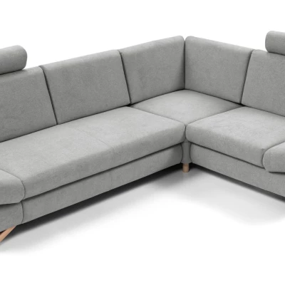Rohová moderní sedačka GULEPA 2 - šedá, pravý roh