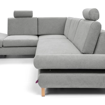 Rohová moderní sedačka GULEPA 2 - šedá, levý roh