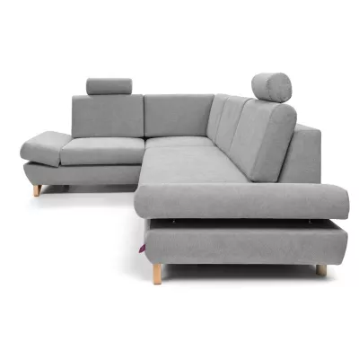 Rohová moderní sedačka GULEPA 2 - šedá, levý roh