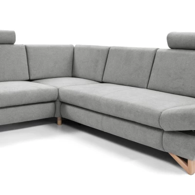 Rohová moderní sedačka GULEPA 2 - šedá, levý roh