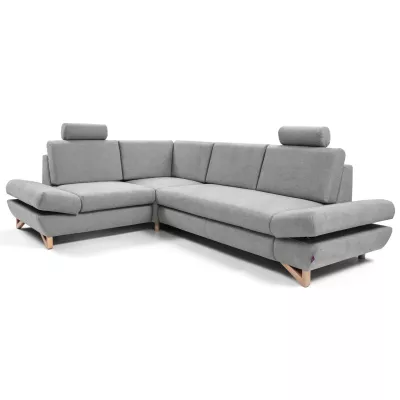 Rohová moderní sedačka GULEPA 2 - šedá, levý roh