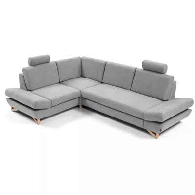 Rohová moderní sedačka GULEPA 2 - šedá, levý roh