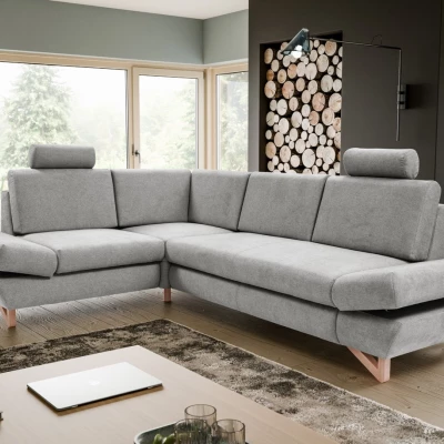 Rohová moderní sedačka GULEPA 2 - šedá, levý roh