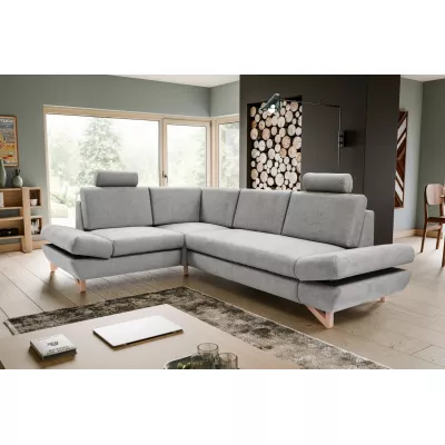 Rohová moderní sedačka GULEPA 2 - šedá, levý roh