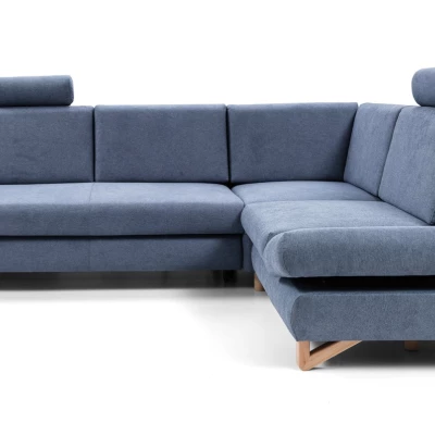 Rohová moderní sedačka GULEPA 2 - riflová, pravý roh