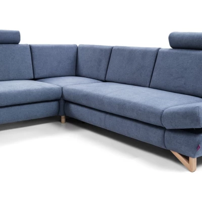 Rohová moderní sedačka GULEPA 2 - riflová, levý roh