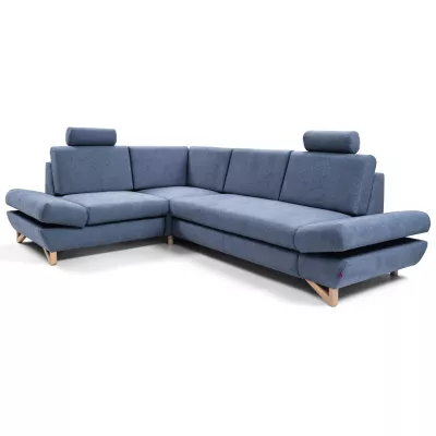 Rohová moderní sedačka GULEPA 2 - riflová, levý roh