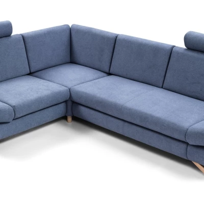 Rohová moderní sedačka GULEPA 2 - riflová, levý roh