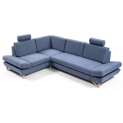 Rohová moderní sedačka GULEPA 2 - riflová, levý roh