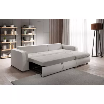 Rohová sedací souprava DAFNI MINI - šedá / černá, pravý roh