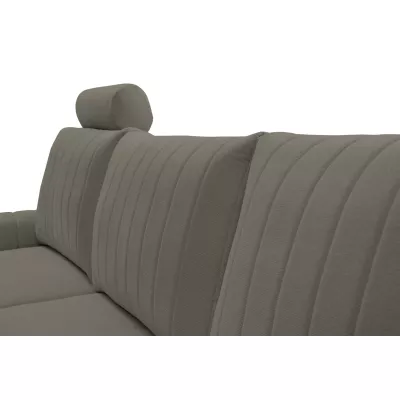 Rohová sedačka s úložným prostorem ESTENVAN - tmavá šedá, pravý roh