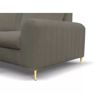 Rohová sedačka s úložným prostorem ESTENVAN - tmavá šedá, levý roh