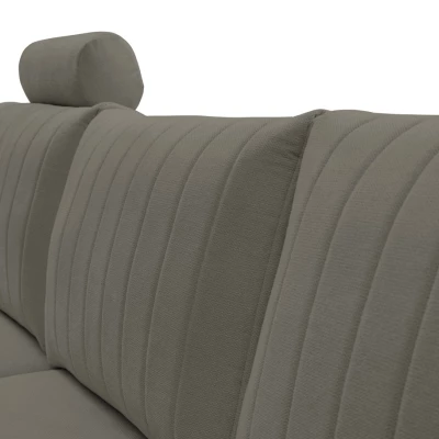 Rohová sedačka s úložným prostorem ESTENVAN - tmavá šedá, levý roh