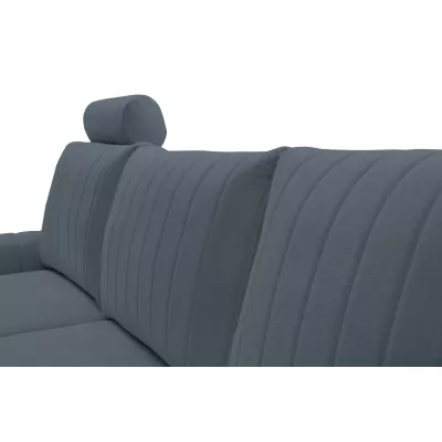 Rohová sedačka s úložným prostorem ESTENVAN - modrá, pravý roh