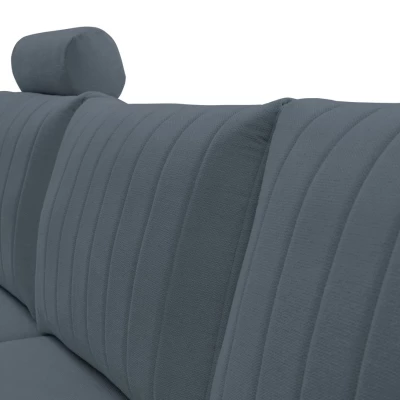 Rohová sedačka s úložným prostorem ESTENVAN - modrá, levý roh