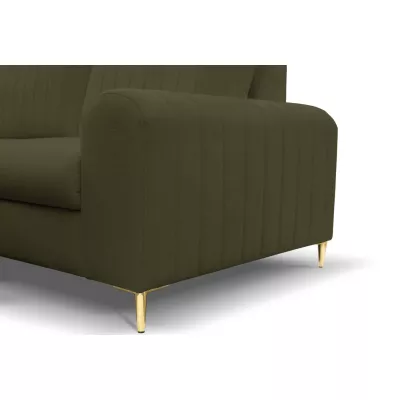 Rohová sedačka s úložným prostorem ESTENVAN - olivová, pravý roh