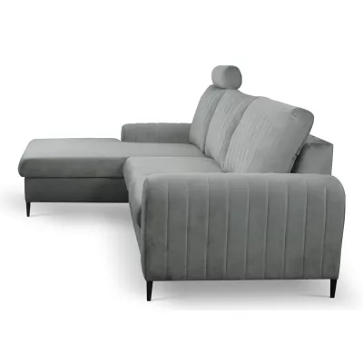 Rohová sedačka s úložným prostorem ESTENVAN - šedá 1, levý roh