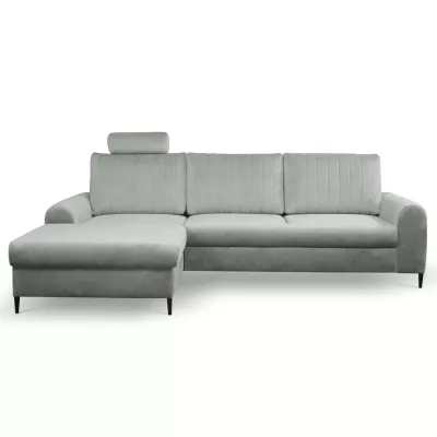 Rohová sedačka s úložným prostorem ESTENVAN - šedá 1, levý roh