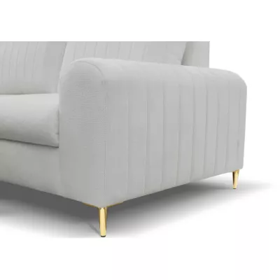 Rohová sedačka s úložným prostorem ESTENVAN - světlá šedá, pravý roh