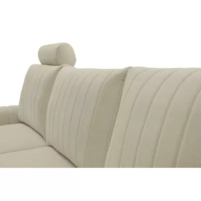 Rohová sedačka s úložným prostorem ESTENVAN - béžová, levý roh