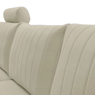 Rohová sedačka s úložným prostorem ESTENVAN - béžová, pravý roh