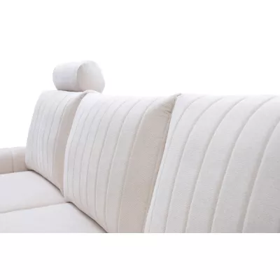 Rohová sedačka s úložným prostorem ESTENVAN - krémová, pravý roh