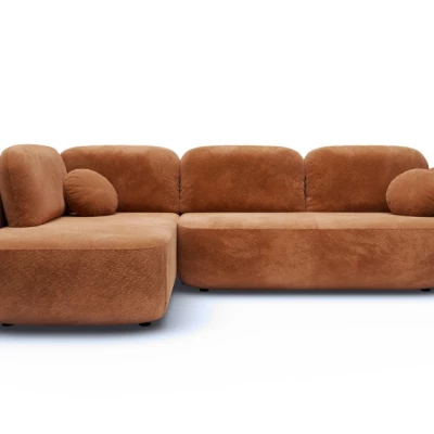 Rozkládací rohová sedačka COBOURG 2 - medová, levý roh