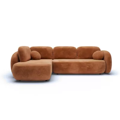 Rozkládací rohová sedačka COBOURG 2 - medová, levý roh