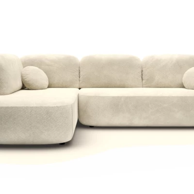 Rozkládací rohová sedačka COBOURG 2 - béžová, levý roh