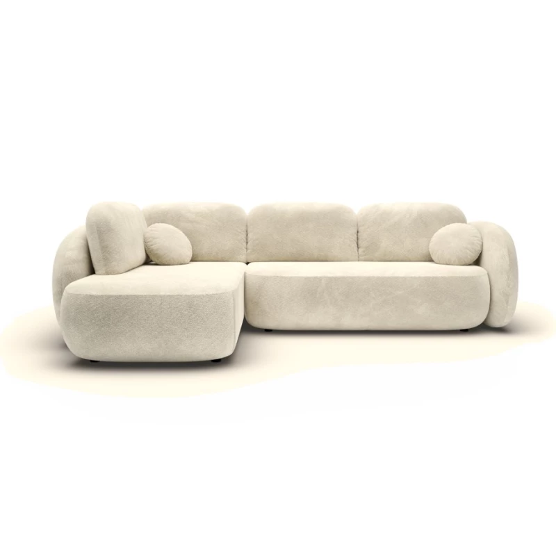 Rozkládací rohová sedačka COBOURG 2 - béžová, levý roh