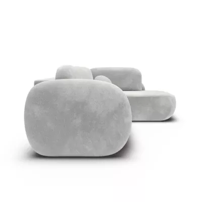 Rozkládací rohová sedačka COBOURG 2 - světlá šedá, pravý roh