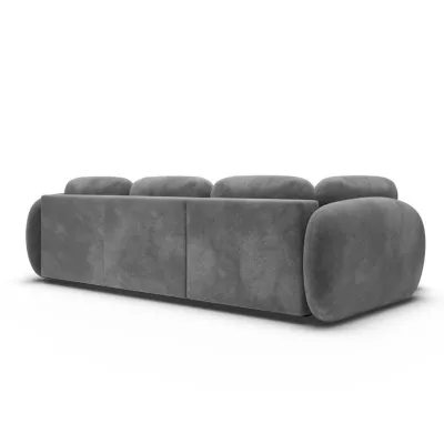 Rozkládací rohová sedačka COBOURG 2 - tmavá šedá, levý roh