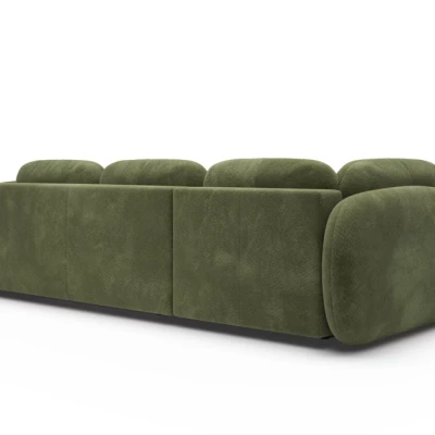 Rozkládací rohová sedačka COBOURG 2 - zelená, levý roh