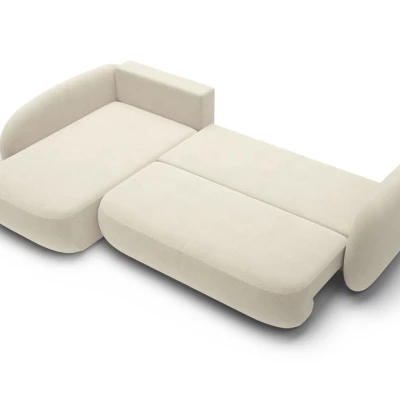 Rozkládací rohová sedačka COBOURG 2 - béžová, levý roh