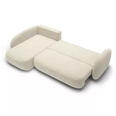 Rozkládací rohová sedačka COBOURG 2 - béžová, levý roh