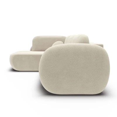 Rozkládací rohová sedačka COBOURG 2 - béžová, levý roh