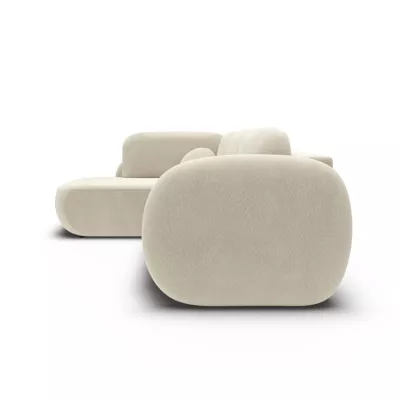 Rozkládací rohová sedačka COBOURG 2 - béžová, levý roh